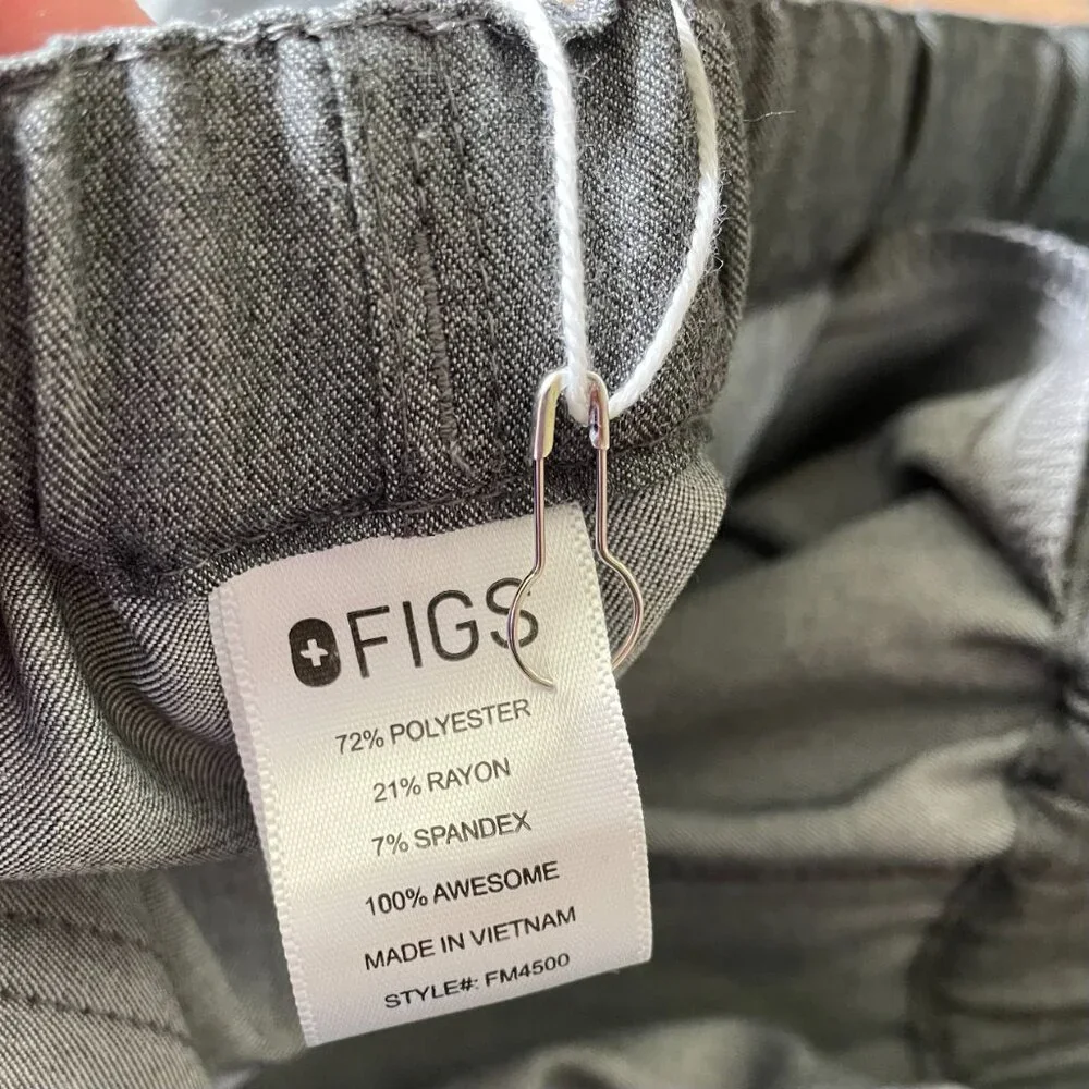 FIGS Pisco Men’s Basic Scrub Pants Technical Collection Graphite Fm4500 Sz Med